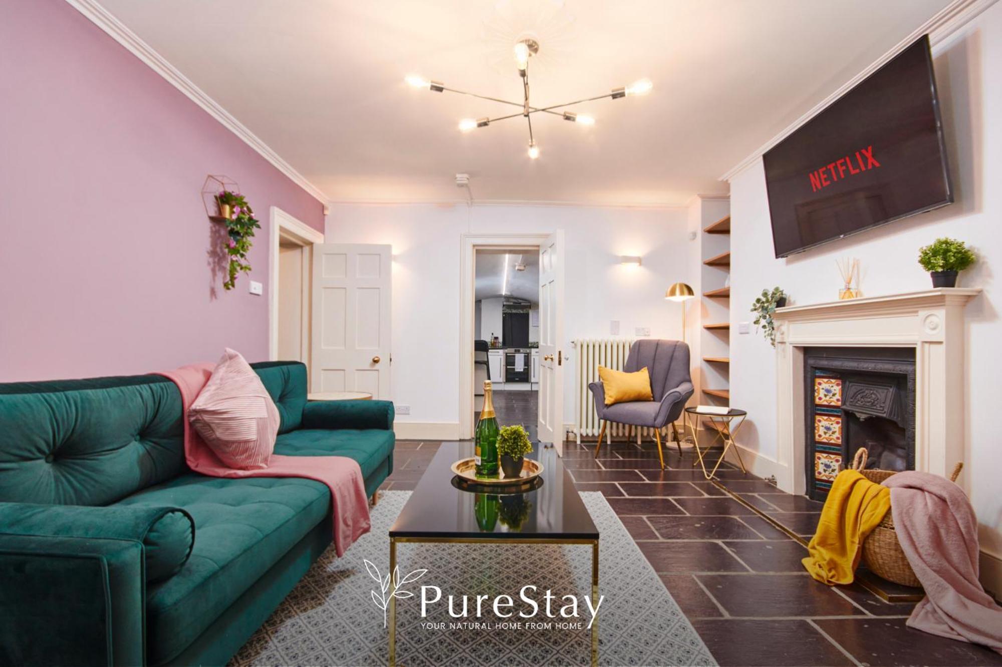 Beautiful 2Bedroom 4 Actual Beds House With Wifi By Purestay Бат Экстерьер фото